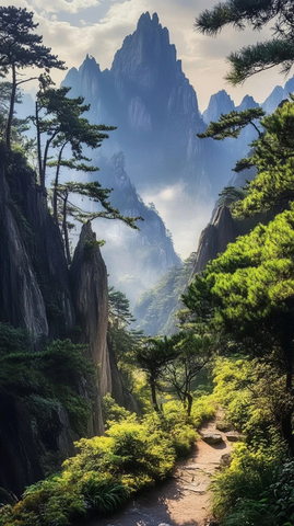 五岳之衡山实景