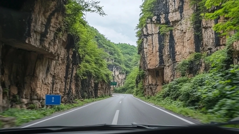 山路驾驶视角