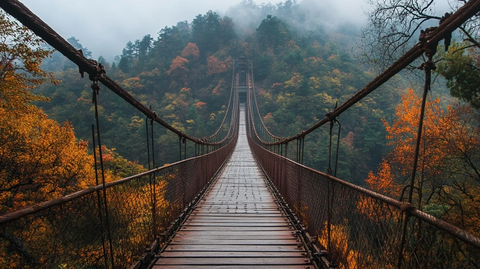 中国古代悬索桥