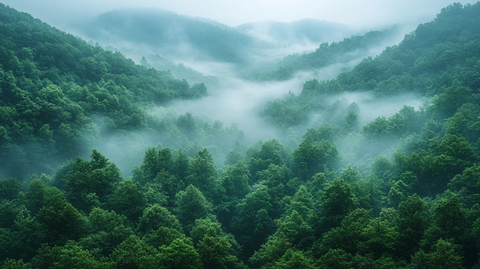 迷雾森林俯瞰图