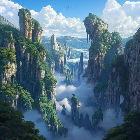 阿凡达潘多拉山脉场景