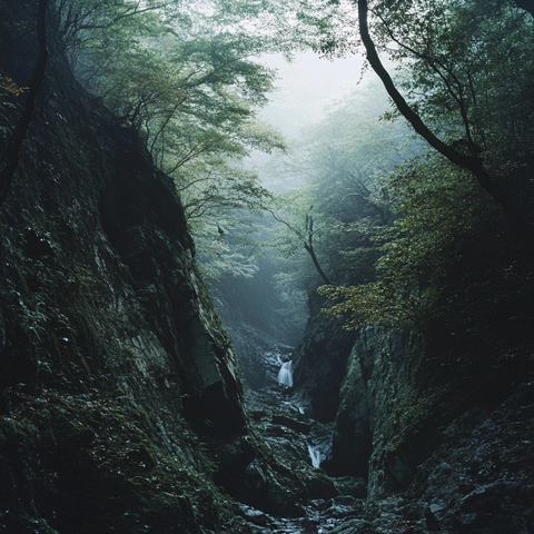 日本森林峡谷