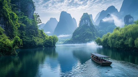 冰川融化前的壮丽景观