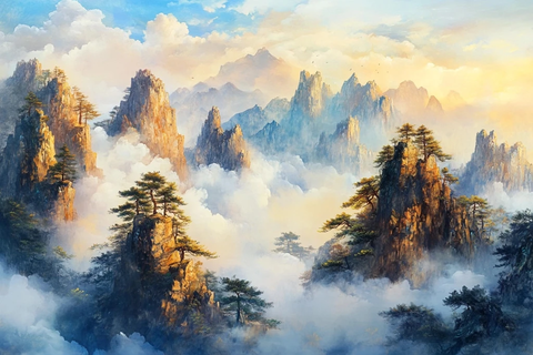 金山蓝云松峰金箔