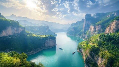 阳光下的自然美景