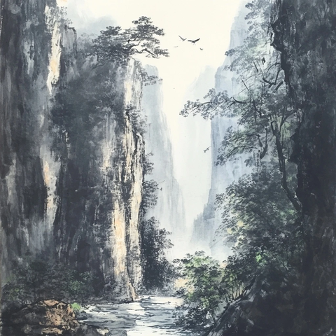 美猴王行走山川河流