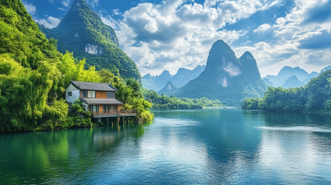 漓江山水间小屋