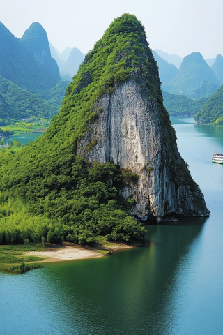 漓江奇石与春山