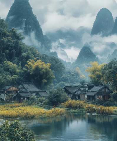 桂林山水电影画面