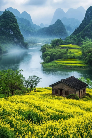 桂林山水田园风光