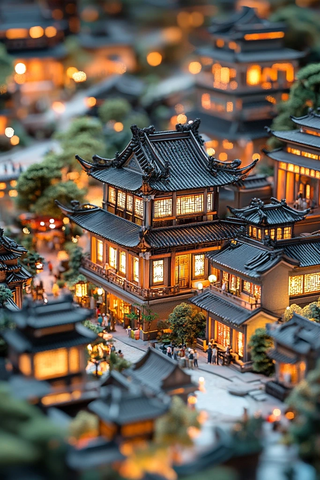 古建夜景