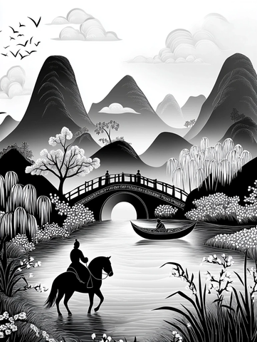 徐霞客骑行山水间