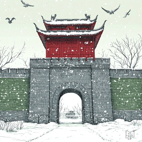 雪韵城门