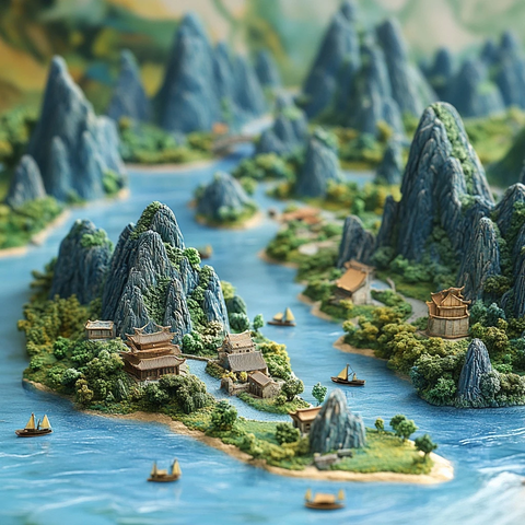 桂林漓江微缩景观