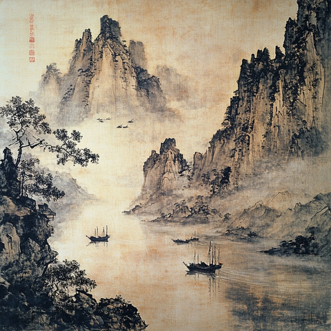 赤壁赋山水画