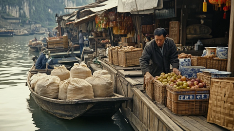 民国时期码头货物装卸