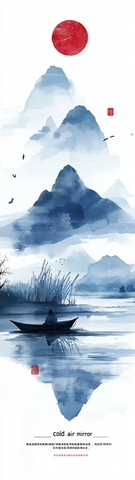 冷空气镜春分节气海报