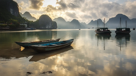 越南下龙湾船只