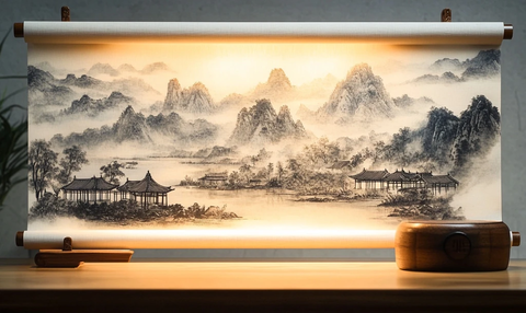 传统中国山水画