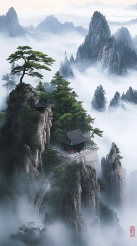 清风正气松柏立