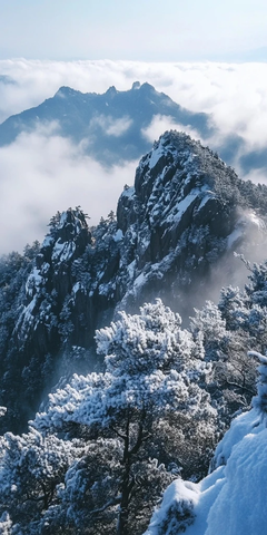 泰山雪景
