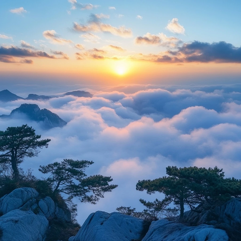 泰山日出云海奇观