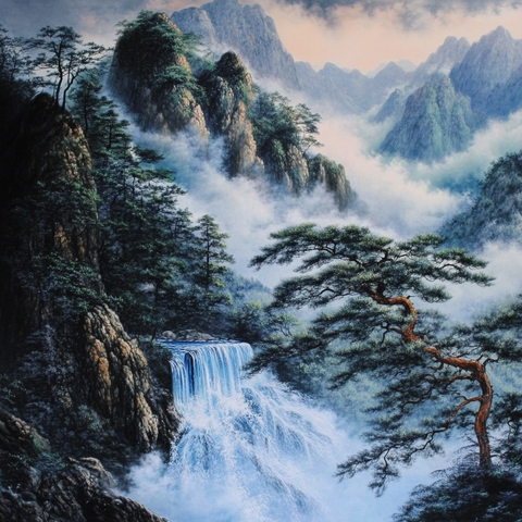 山水间有房河流山川