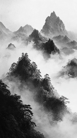 日本山脉早期摄影