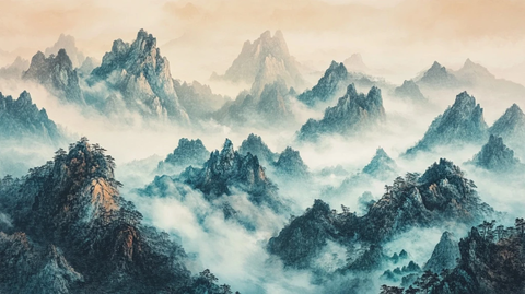 朝鲜王朝山脉图