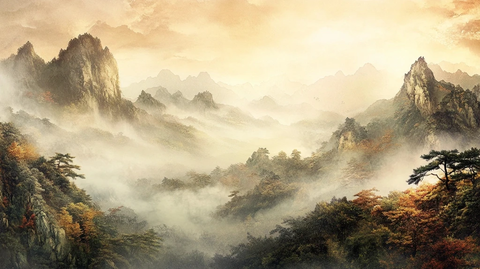 朝鲜王朝山脉图