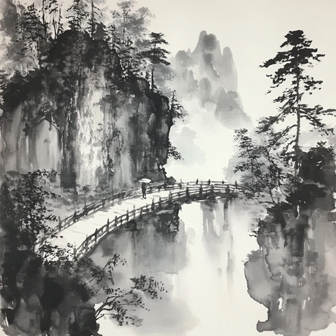 水墨画