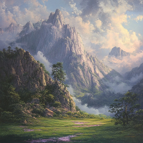 梦幻山景
