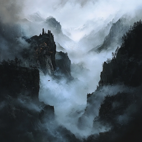 哀牢山男孩阴天下雨