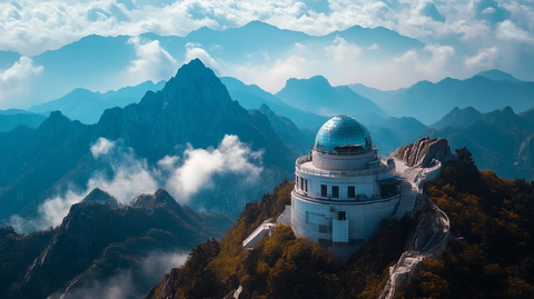 中国天文台高科技观测设备