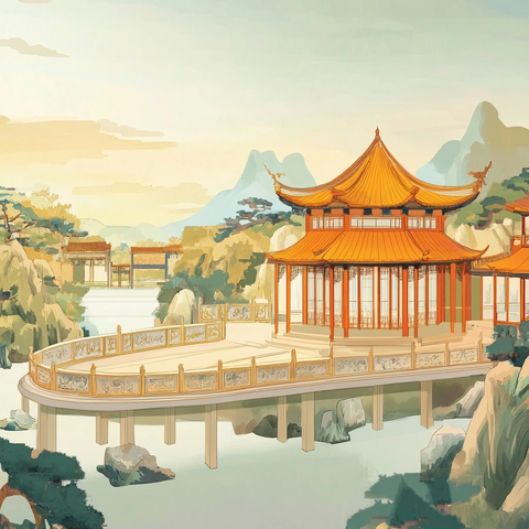 古代建筑亭子结构