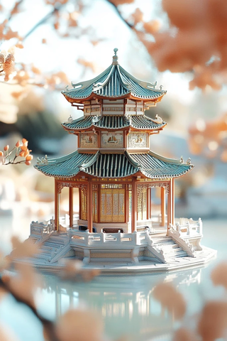 大朵木槿花盛开