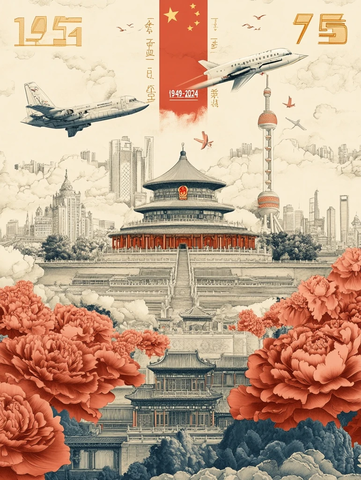 75周年纪念数字设计