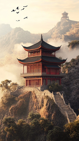 古代中国建筑与自然景观