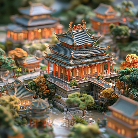 古蜀文明微型景观