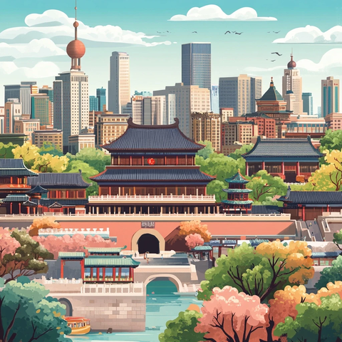 北京城市天际线