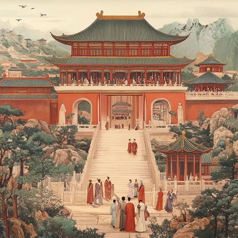 梦红楼宋代壁画