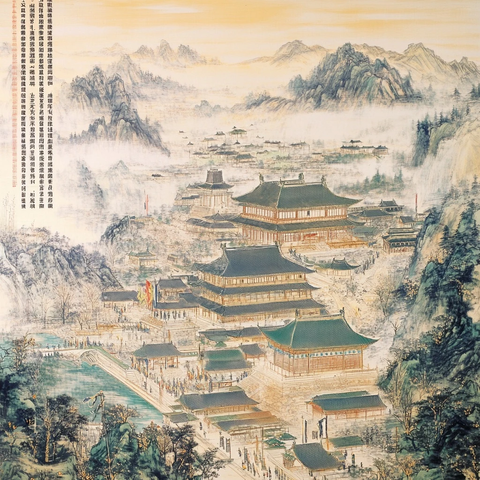 长安绣堆千门开