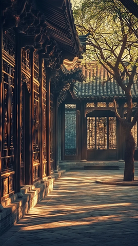 清代庭院古典建筑