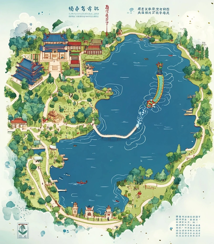 西湖龙舟赛地图