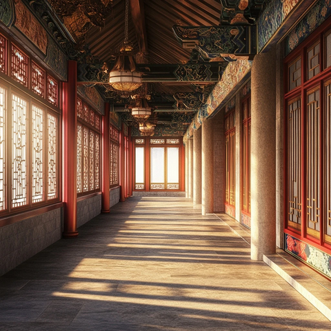 古代建筑室内壁画