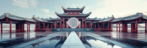 平面对称古建筑