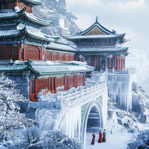 冰雪宫殿与帝后赏雪
