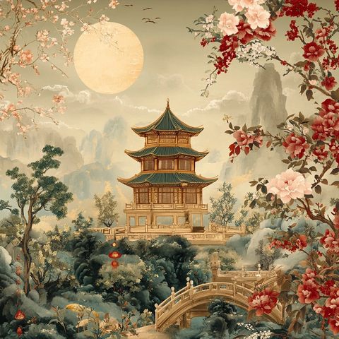 苏州道观壁画设计