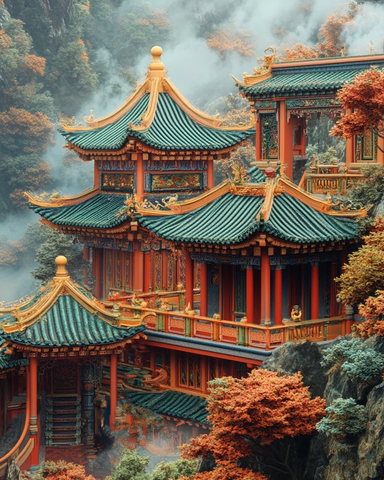 中国寺庙电影风格