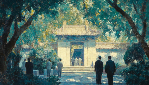 古代中国官员办公